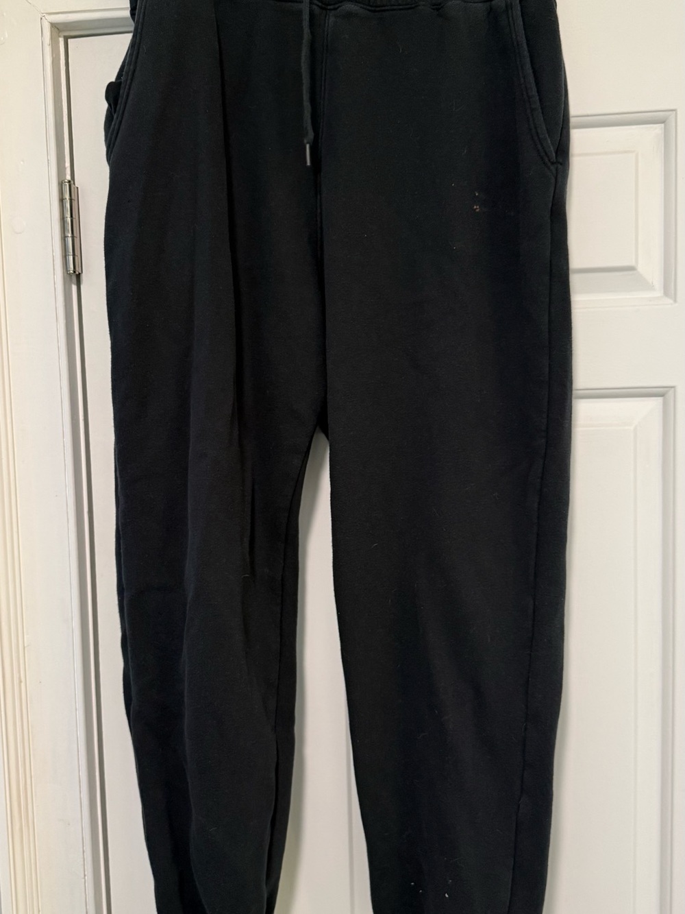 Hollister Men's Black Drawstring Jogger Sweatpants